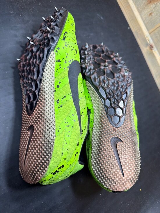 Nike Zoom Rival S 9 Electric Green Track Sprint Spikes Mens 7.5 907564-302